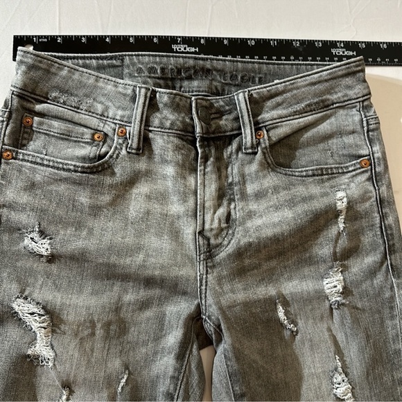 AMERICAN EAGLE OUTFITTERS bundle of 3 Size 28 x 30 Black Mid to high rise - Picture 14 of 14